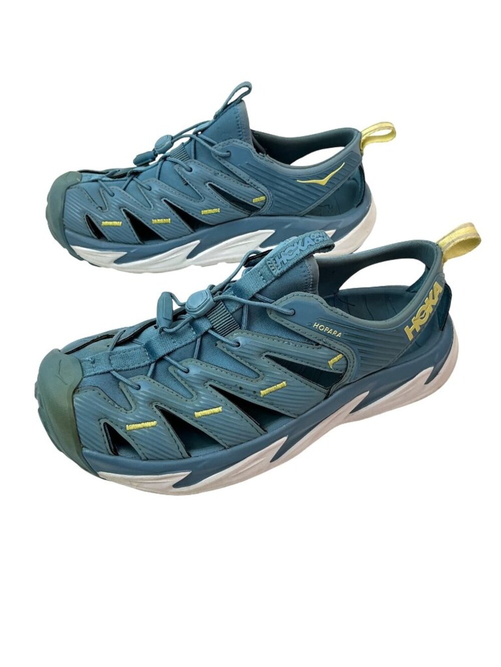Hoka One One Hopara All-Terrain Water Hiking Sandals Womens 8 Mens 7 Blue